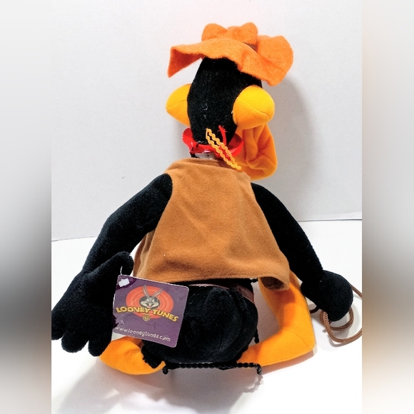 Wild West Sheriff Daffy Duck Plush 17" Looney Tunes 2003 Nanco Warner Bros - Picture 6 of 12